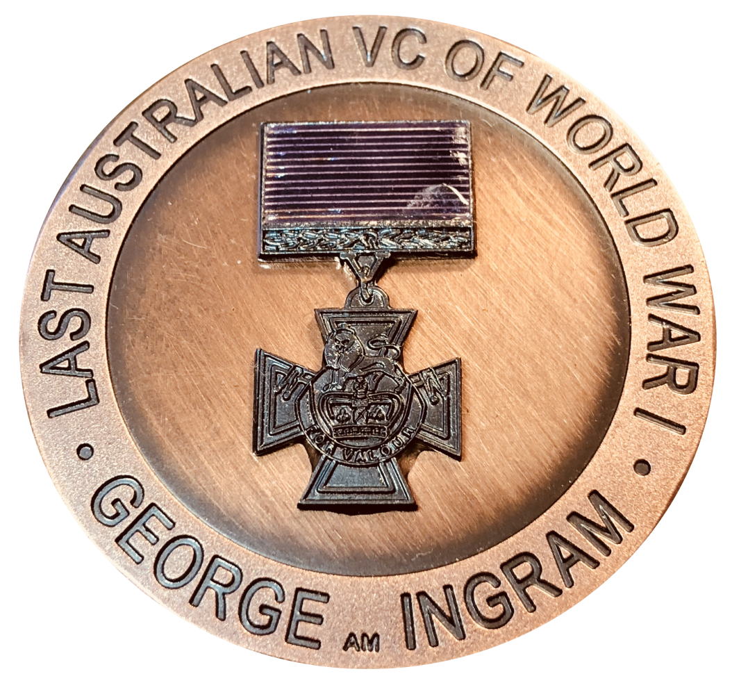New Medallion Commemorates Centenary of Last Australian VC ...